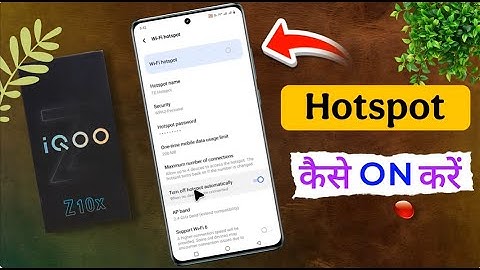 iQOO Z10x 5G: How to Enable Portable Hotspot | iQOO Z10x Ka Hotspot Kaise Connect Kare