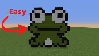 Frog Minecraft Pixel Art Tutorial