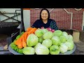 100 PLATES CABBAGE MANCHURIAN RECIPE BY My Granny | MANCHURIYAN GRAVY | VEG RECIPES | STREET FOOD