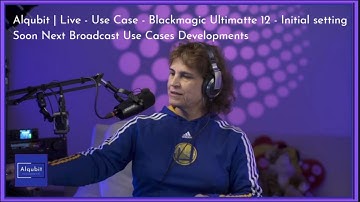 Alqubit | Live - Pilot - Ultimatte 12  with Anamorphic look - Unreal Office