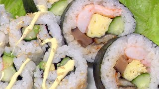 We are making maki sushi, which my mother used to make for field
trips. master the art of rolling sushi and surprise your family
friends! how ...
