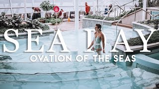 OVATION OF THE SEAS - SEA DAY | Bumper Cars & iFly Skydiving