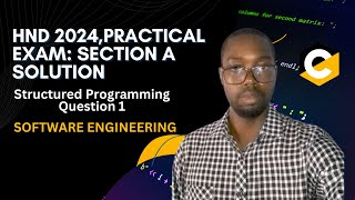 HND 2024 Practical Questions Solutions | Question 1 | Structured Programming | C Programming screenshot 4