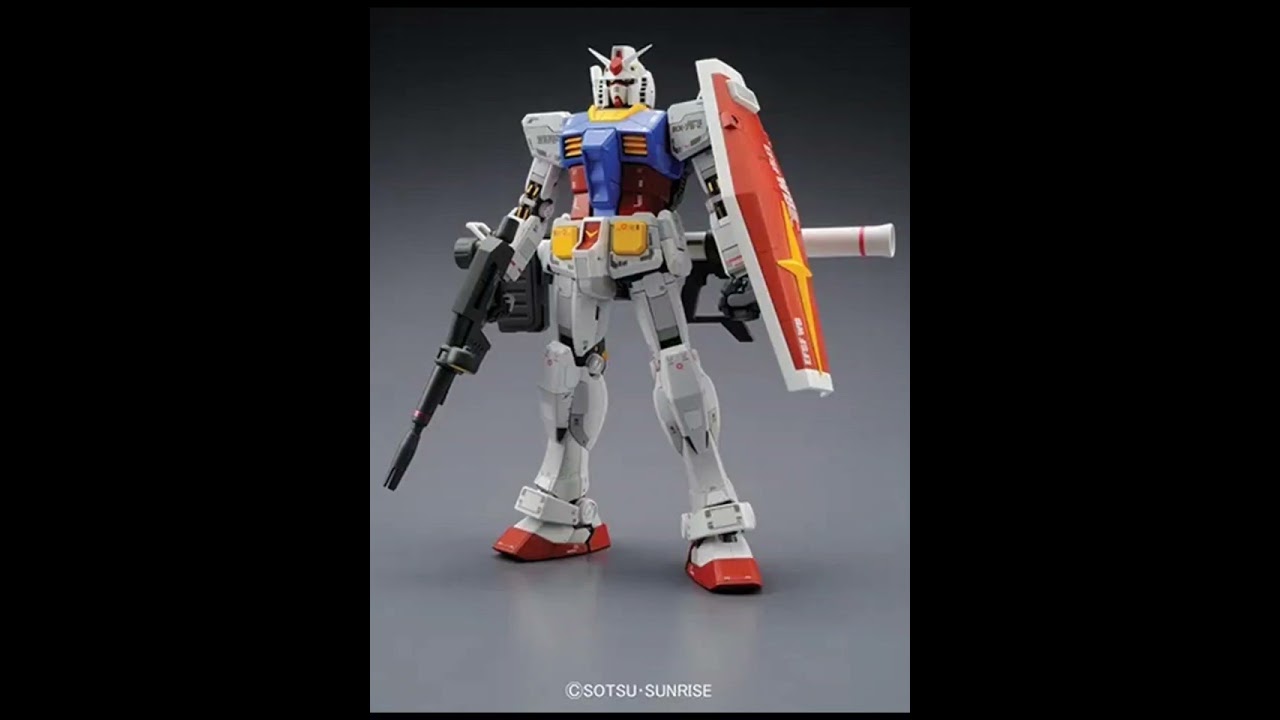 Mobile Suit Gundam RX-78-2 Gundam Version 3.0 Master Grade 1:100 Scale Model Kit
