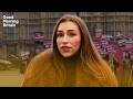Former Love Island star Zara McDermott joins protesters for domestic violence