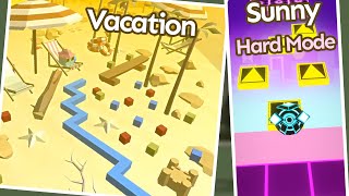 Rolling Sky X Dancing Line (Fanmade) - Vacation & Sunny Hard Mode | Shavibe