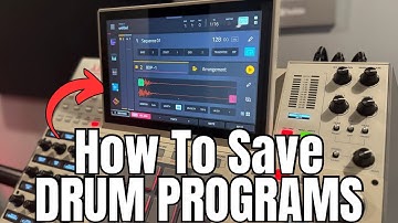 MPC 3 Standalone Tutorial: How to Save Drum Programs