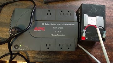 APC Back-UPS ES 500, silenced