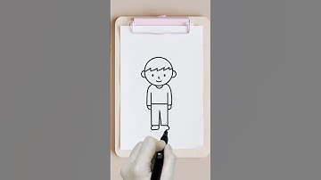 drawing tutorial for kids | how to draw a boy easy drawing tutorial