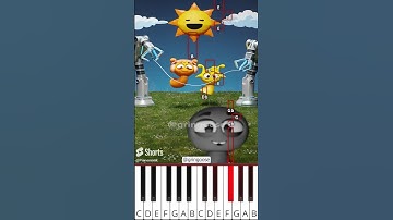Sprunki FUN TIME!!! WHAT?! #shorts #incredibox #sprunki (@gringoose) - Octave Piano Tutorial