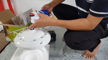 TEST NHANH QUẠT TRẦN 12V KHÔNG CHỖI THAN 1,4M QUAY NHƯ TRỰC THĂNG BAY