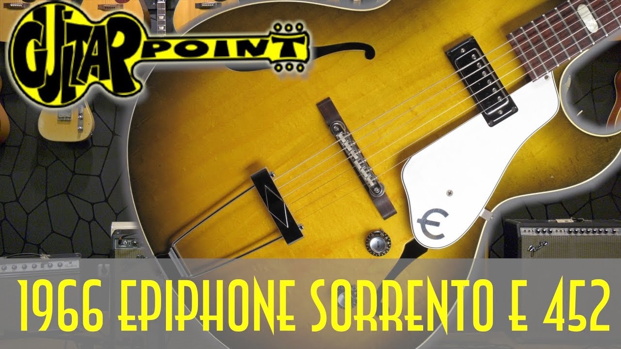 1966 Epiphone Sorrento E 452 - Olive Burst / GuitarPoint Maintal