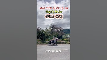 S744 - 673m2 đất Mặt tiền Quốc lộ 20 Hiệp An - Giáp Tp Đà Lạt