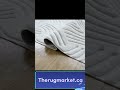 ✨ Velvet Crescent Cream Washable Area Rugs – Canada ✨