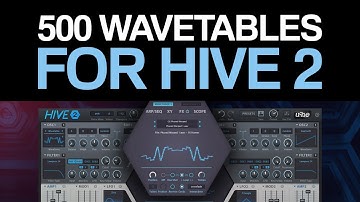 500 Wavetables for U-He Hive | Morphing Hive 2 Wavetable Pack (Ocean Swift) #Hive #uhe #wavetable