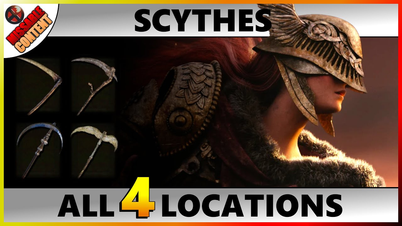 ELDEN RING All Reapers / All Scythes (Weapon Locations Elden Ring