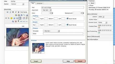 Add Captions to images in Content Editor Joomla