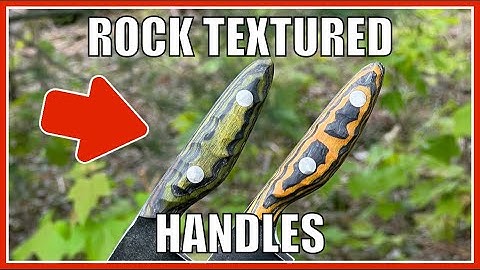 How to Grind Rock Textured Handles