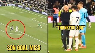 😱 Pep Guardiola Thanks Son at Full-Time for Missing the Goal 😳 | Spurs vs Man City 0-2 | Reactions