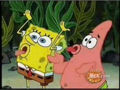 SPONGEBOB YELLS WHILE I PLAY SLIGHTLY FITTING MUSIC - YouTube
