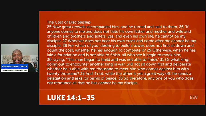 Advent Reading: Day 14, The Gospel According to Luke 14