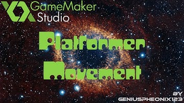 GameMaker 1.4 Platformer movement Tutorial