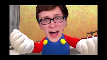 Mario makes images online, and then N shows up (Reacting to Mario Reacts To AI Generated Images)