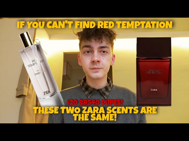 IF YOU CAN'T GET RED TEMPTATION, BUY THE FOR HIM RED EDITION | CHEAP ZARA  BACCARAT ROUGE 540 DUPES - YouTube