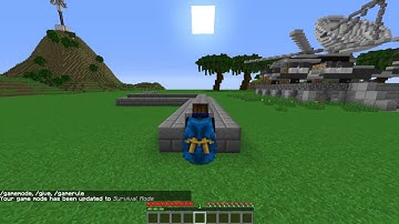 Minecraft How To: Crawl through a 1x1 block tunnel