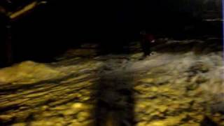 Backyard Blizzard Boardin - Night Session