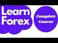 Forex Trading For Beginners Full Course Free I Learn To Trade Forex Step By Step.