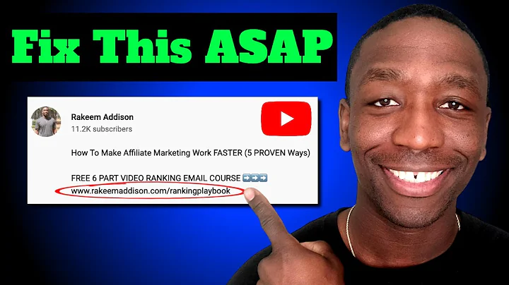 Easy Way To QUICKLY Add A Clickable Link To Your Youtube Description