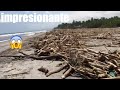 PLAYA DE CANGREJERA LA LIBERTAD  EL SALVADOR  TORMENTA AMANDA  ¡ IMPRESIONANTE ¡