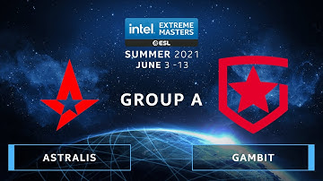 CS:GO - Gambit vs. Astralis [Overpass] Map 2 - IEM Summer 2021 - Group A