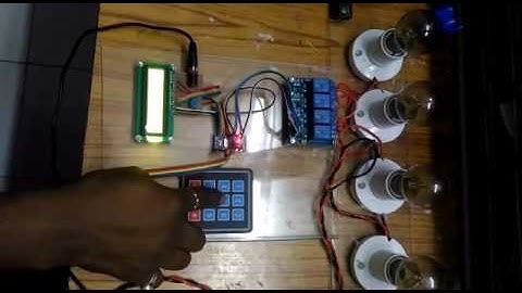 Password Based Circuit breaker using Arduino