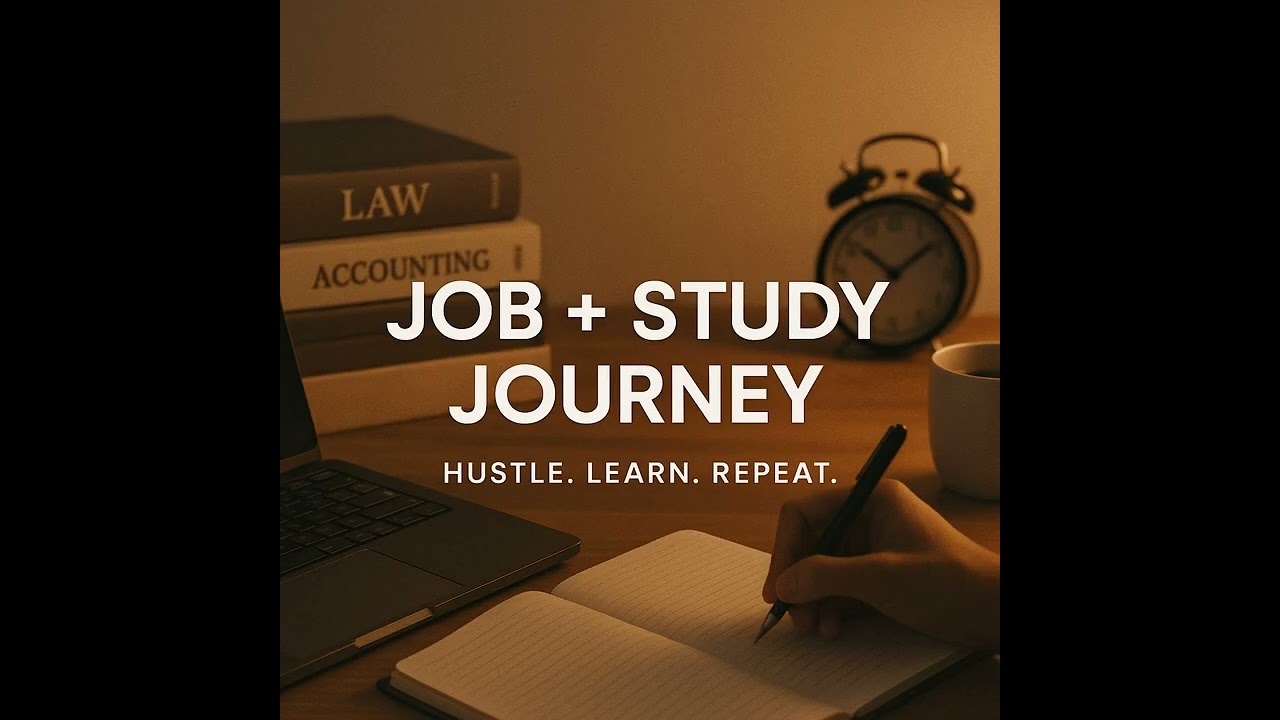 Welcome to Job + Study Journey | Study With Me | CA Student Life | First Video