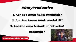 Productivity Webinar: Behavioural Insights Approach: Stay Positive, Stay Focus and Stay Productive screenshot 2