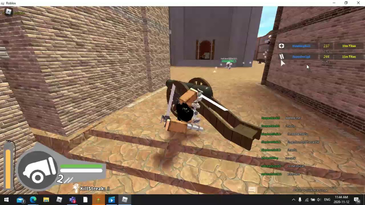 Rage Quite Because I Cant Move The Cannon Roblox Attack On Titan Downfall Youtube - youtube how to use cannon attack on titan roblox Rage Quite Because I Cant Move The Cannon Roblox Attack On Titan Downfall Youtube - how to use cannon attack on titan roblox
