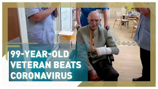 99-year-old World War II veteran applauded for beating COVID-19