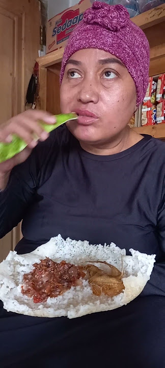 yutub jaya mangan intip sambel terasi ikan asin lalab pete mantep pol