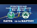 Α Ε Σ Π ΦΟΙΝΙΚΑΣ VS ΠΑΝΑΘΗΝΑΙΚΟΣ Α Ο ΠΡΟΗΜΙΤΕΛΙΚΑ ΠΑΝΕΛΛΗΝΙΟΥ ΠΡΩΤΑΘΛΗΜΑΤΟΣ Κ21 13 3 26