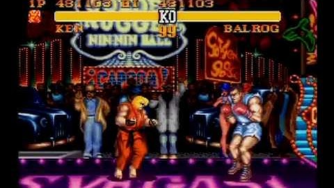 Balrog - Street Fighter II CE - Genesis SNES Comparison