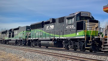 NS GP33ECO Slug Set in Special Green Paint Trails 2 UPs on NS 14M!