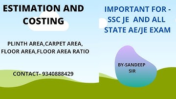 Plinth area , carpet area ,Floor area , plot area,  Floor area ratio Setback area , Built-up area