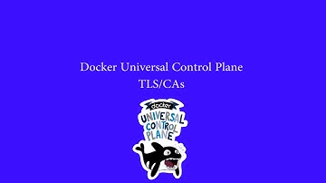 Docker Universal Control Plane: TLS/CAs