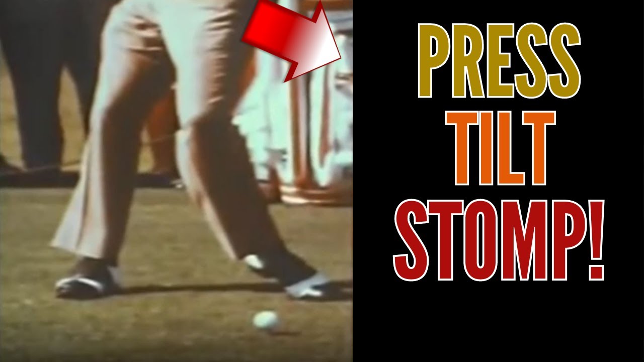 PRESS, TILT, and STOMP!  The Classic Style Hip and Foot Action!