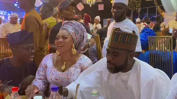 Wumi Toriola and Ibrahim Chatta rocked to K1 Wasiu Ayinde music at Faithia Balogun’s birthday