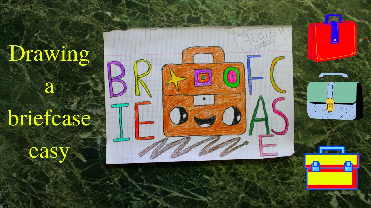 how to draw Briefcase 💼#colouringforkids#videoforkids