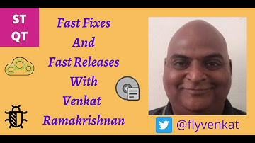 Venkat Ramakrishnan Discusses Fast Fixes And Fast Releases