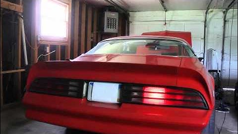 Web Electric Seq Tail Light SPS-1 on 1978 Trans Am